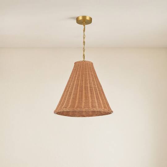 Hello Honey® Rattan Taper Pendant Light